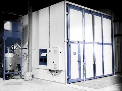 Strahlhalle - Glasperlenstrahlen